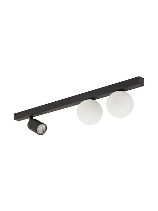 TK Lighting Μονό Σποτ με Ντουί GU10 σε Μαύρο Χρώμα