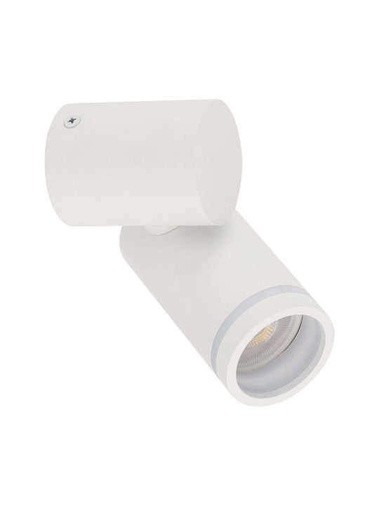 TK Lighting Single Spot with Socket GU10 in White Color