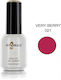 Angelacq Halb-permanenter Nagellack Very Berry 021 15ml 1Stück