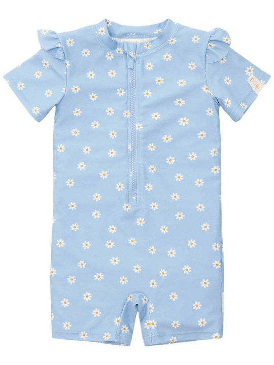 Little Dutch Daisies Kids Swimwear One-Piece Sunscreen (UV) Daisies Blue