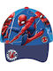 Difuzed Παιδικό Καπέλο Jockey Υφασμάτινο Spiderman Μπλε