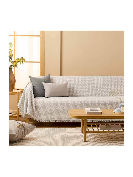 GM Home Ριχτάρι Διθέσιου Καναπέ Erin 175x240εκ. Grey