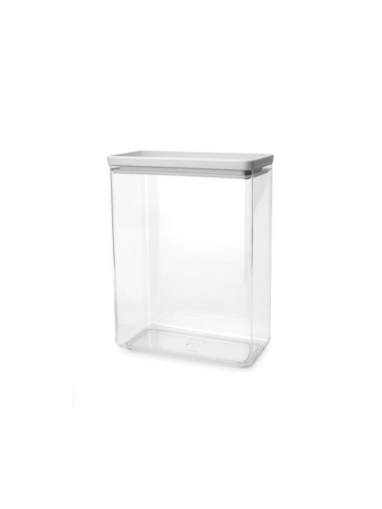 Brabantia Κουτί Γενικής Χρήσης με Καπάκι Πλαστικό Γκρι 5400ml