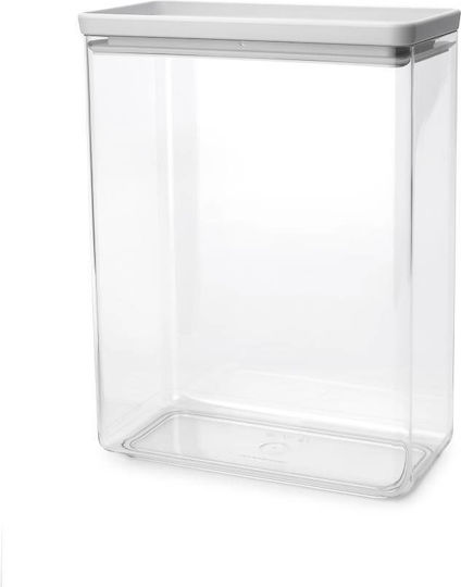 Brabantia Κουτί Γενικής Χρήσης με Καπάκι Πλαστικό Γκρι 5400ml