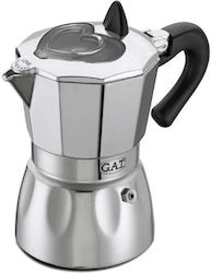 GAT Valentina Moka Pot Μπρίκι Espresso 9cups Μαύρο GAT Valentina Moka Pot Μπρίκι Espresso 9cups Μαύρο