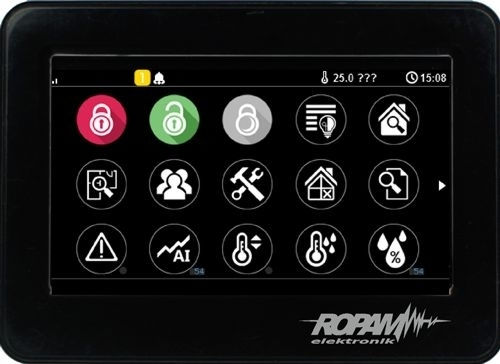 Ropam Security Access-Control Keypad Touch with Screen White TPR-4BS