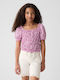 GAP Kids Blouse Short Sleeve Pink