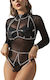 Subblime Star Chaindetail Harness Schwarz