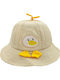 Gift-Me Kids' Hat Bucket Fabric Beige