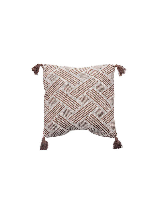 Arte Regal Arte Regal Decorative Pillow Sofa Cushion Brown 45x45cm
