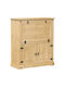 vidaXL Corona Επιδαπέδια Κάβα Ποτών Ξύλινη Καφέ 97x45x114εκ.