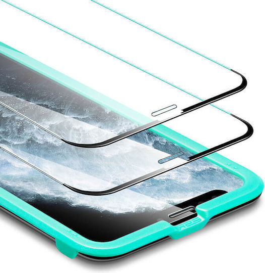 ESR Premium Quality 3D Full Face Tempered Glass 2buc (iPhone 11 Pro)
