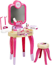 Salonul de frumusețe Barbie cu oglindă rotativă-lumină-accesorii Salonul de frumusețe Barbie cu oglindă rotativă-lumină-accesorii
