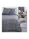 Today Bettbezug-Set Übergröße mit 2 Kissenbezügen 240x220 Blue
