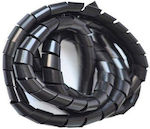 Tipa Spirală Cabluri 10m Negru 1buc