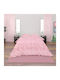 Dimcol Bettlaken für Einzelbett 160x240cm. Premium Shadow 617 Pink