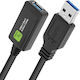 Techly Superspeed+ USB 3.2 5Gbps Активен Усилвател Кабел 5м USB Кабел за Удължаване и Усилване на Сигнала USB-A Extender