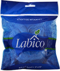 Labico Bath Net Sponge Blue 1pcs