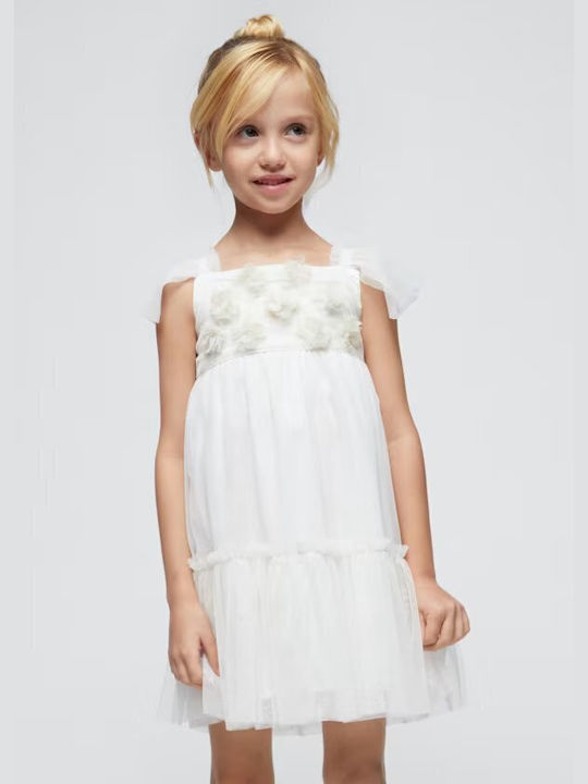 Mayoral Kids Dress White