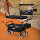 Hauki Transport Trolley Foldable for Weight Load up to 120kg Black