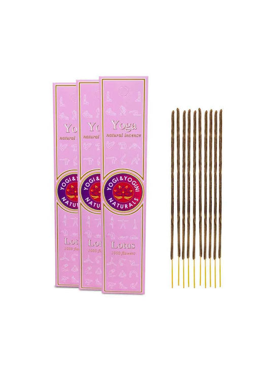 Bastonase de tămâie premium Yoga Lotus 20g, parfum de vanilie