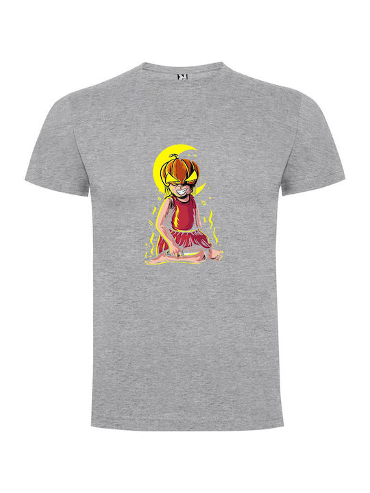 iLovePrints Haunted Artistic Character Collection T-shirt Γκρι