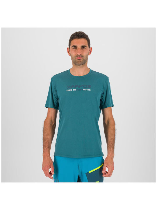 Karpos Outdoor Men's Athletic T-shirt Short Sleeve Green