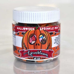 Sprinklicious Mix de Halloween înfricoșător strălucitor 50g, fără E171