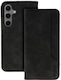 Prime Book Piele artificială / Silicon Negru (Moto G42)
