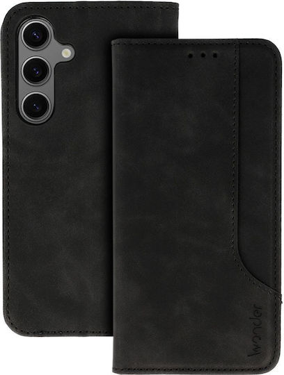 Wonder Wallet Δερματίνης / Δερμάτινο Μαύρο (Redmi Note 11 Pro)