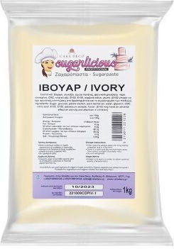 Sugarlicious Ζαχαρόπαστα Χωρίς Γλουτένη 1000gr Μπεζ