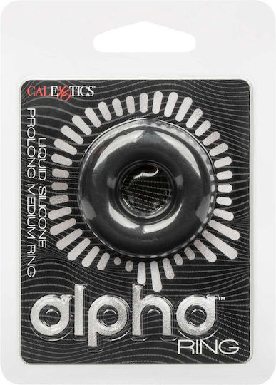 Boss Of Toys Alpha Silicone Black Cock Ring