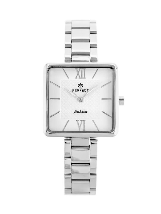 Perfect Watch with Silver Metal Bracelet