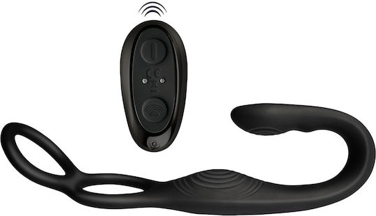 Rocks Off Vibe Prostate Anal Plug mit kabelloser Funktion und Vibration Schwarz 23.1cm