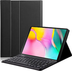 Techsuit Klappdeckel mit Tastatur Englisch US Schwarz Samsung Galaxy Tab A9 Plus