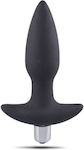 Anal Plug with Vibration Black