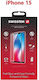 Swissten 3D 0.2mm Full Glue Full Face Tempered Glass (iPhone 15)
