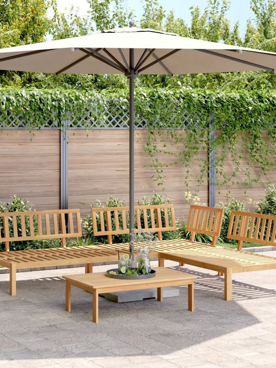 Garten- und Outdoor-Möbelsets 4 Stück Akazie