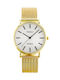 Perfect Watch with Gold Metal Bracelet