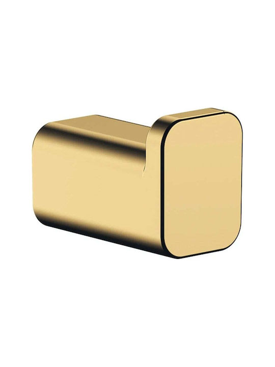 Hansgrohe Single Wall-Mounted Bathroom Hook Gold