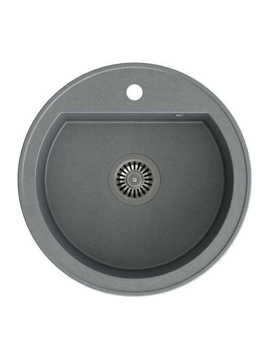 Steiner Drop-In Chiuvetă din Granit Sintetic L51xW18cm Granit gri