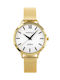 Perfect Uhr mit Gold Metallarmband