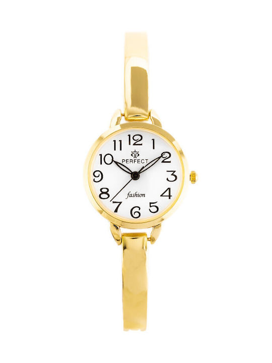 Perfect Watch with Gold Metal Bracelet