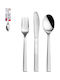 Orion Cutlery Set Stainless Silver 3pcs