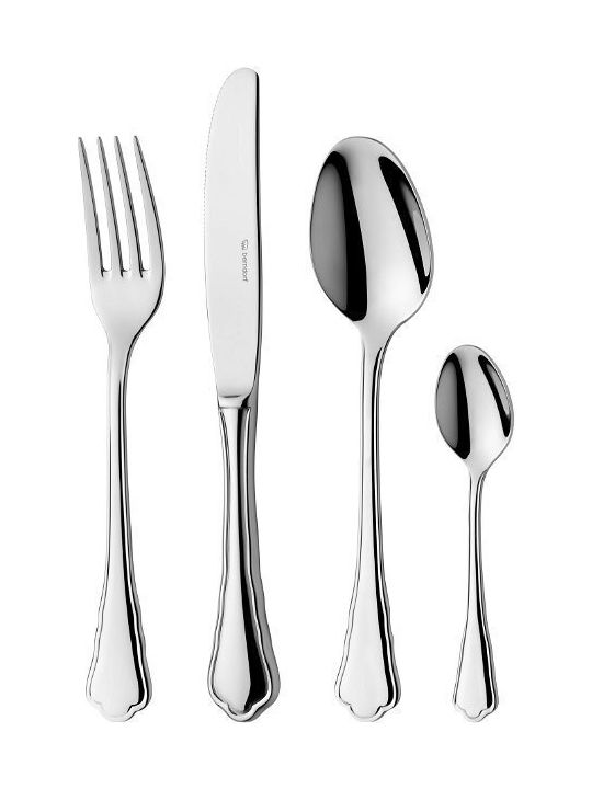 Sabatier Cutlery Set Stainless Silver 24pcs