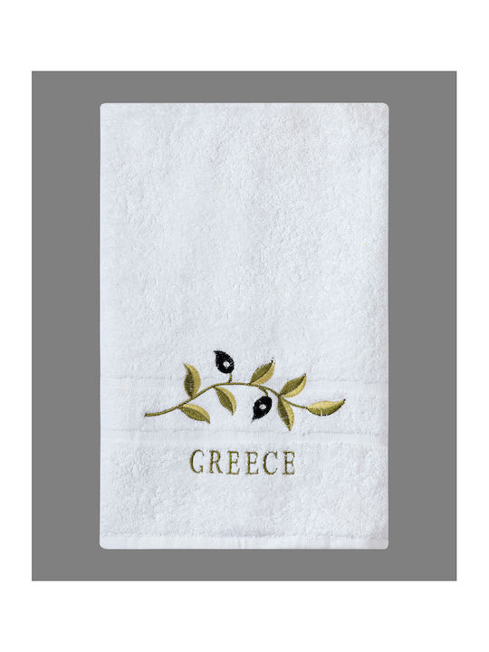 Towel in White Color 50x100cm 1pcs