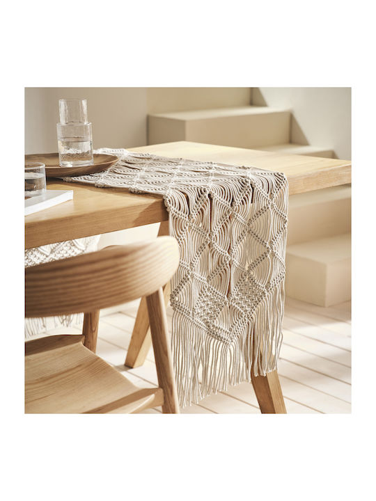 Gofis Home Ράνερ Βαμβακερό Noelani Natural 40x160εκ.