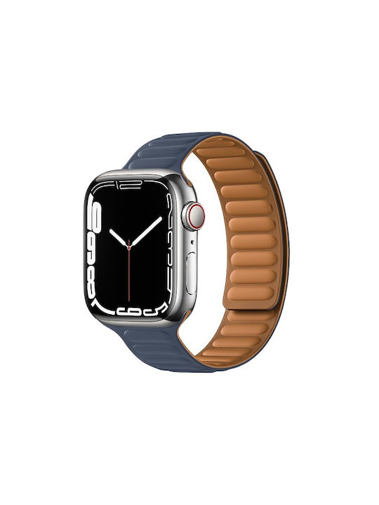 Strap Каишка Силикон Тъмносин (AppleWatch 42/44/45/49 мм - Тъмно син)