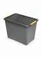 Orplast Kunststoff Aufbewahrungsbox mit Deckel Gray 39x58x42cm 1Stück