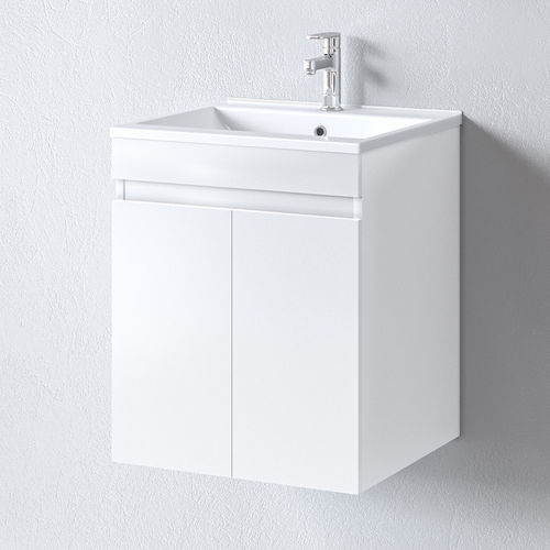 Martin Omega Πάγκος με Νιπτήρα Μ47xΒ44xΥ60cm Λευκός